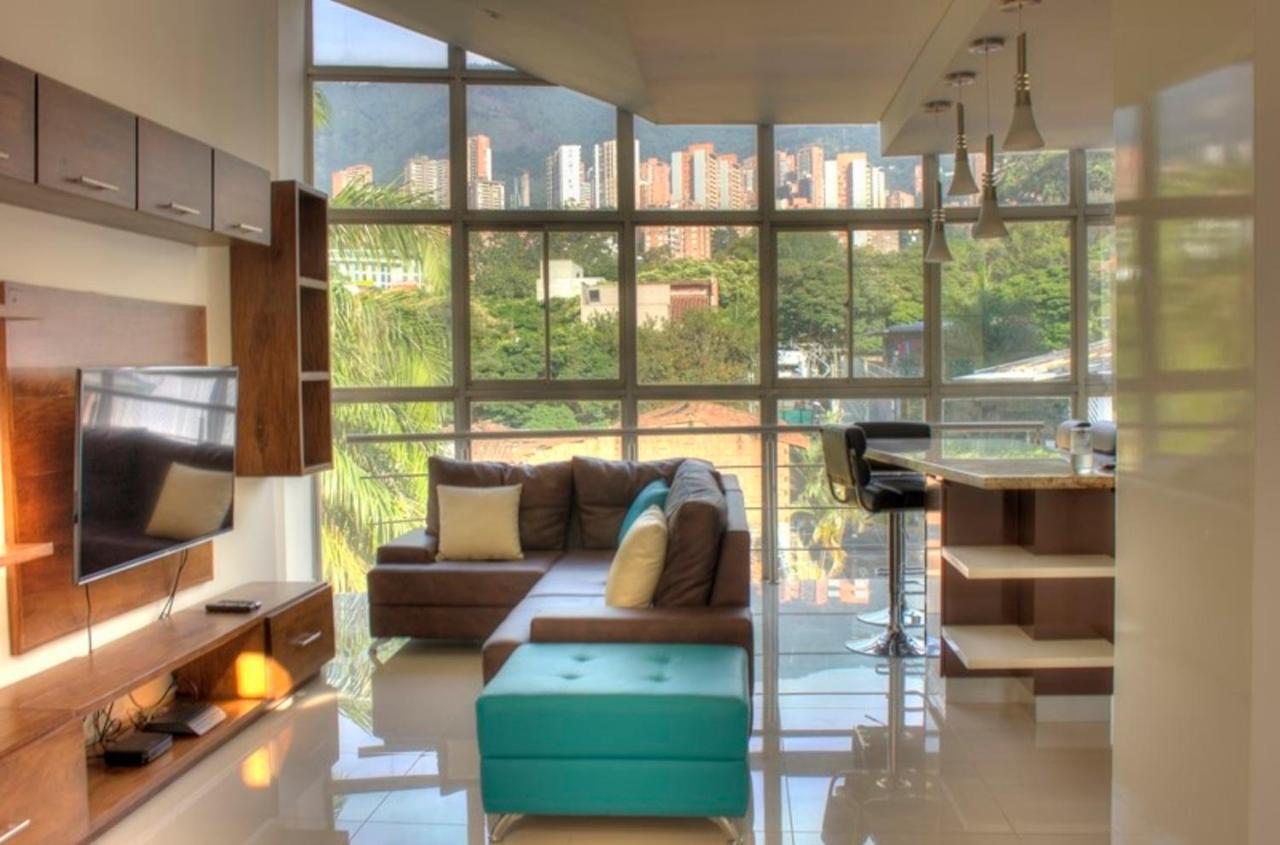 Apartamento Lleras Ac Hot Tub Medellin Luaran gambar
